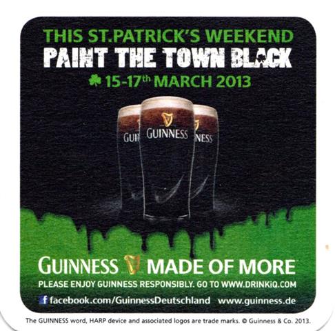 dublin l-irl guinness guinness st quad 13ab (185-paint the town 2013)